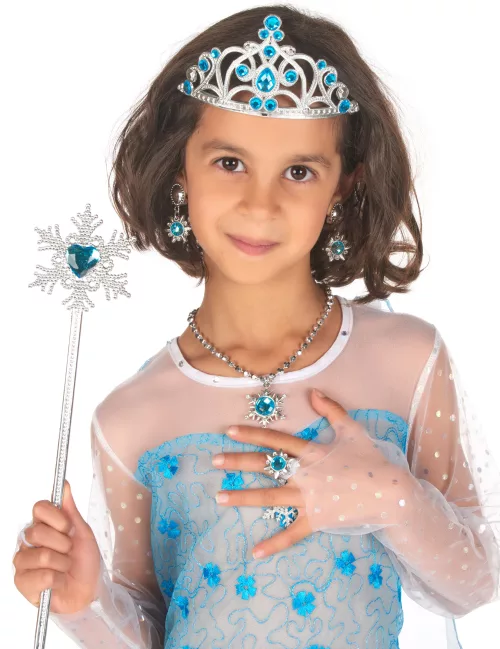 Photo du produit Kit de 6 accessoires princesse bleue fille
