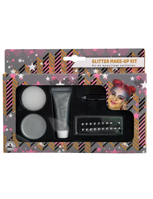 Photo du produit Kit de maquillage gris pailleté