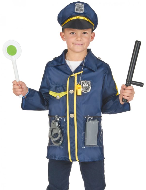 Photo du produit Kit déguisement et accessoires de policier enfant