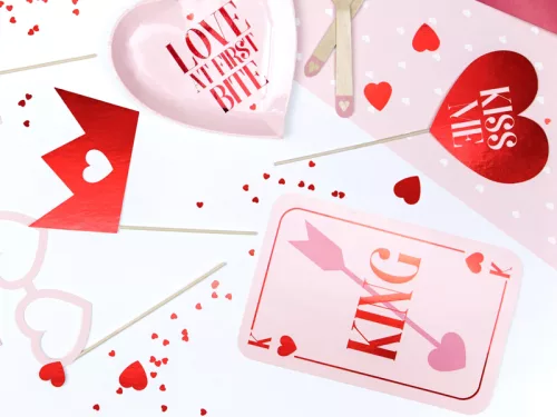 Photo du produit Kit photobooth love is in the air 7 accessoires
