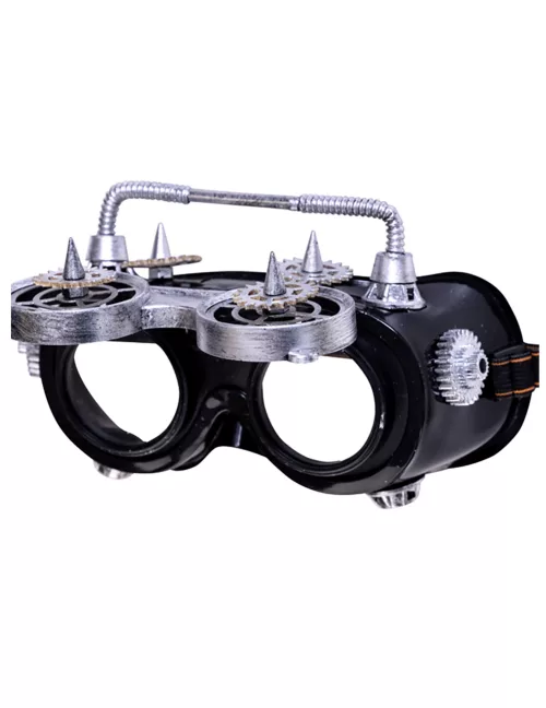 Photo du produit Lunettes mobiles steampunk grise adulte