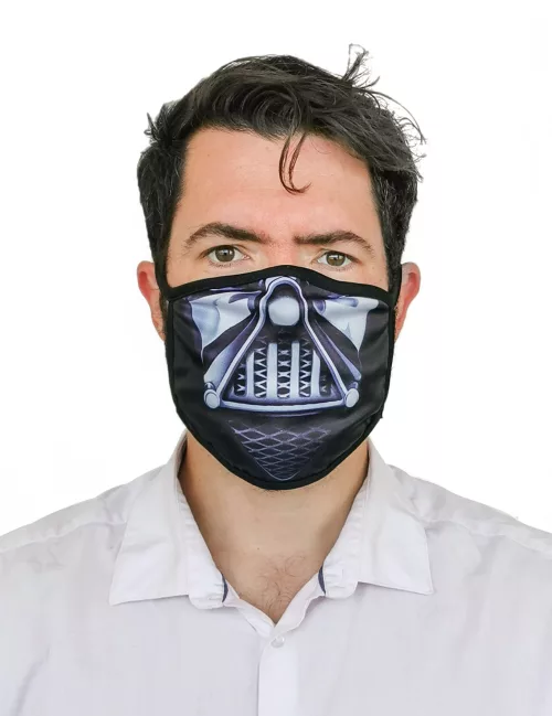 Photo du produit Masque cache nez imprimé seigneur obscur adulte