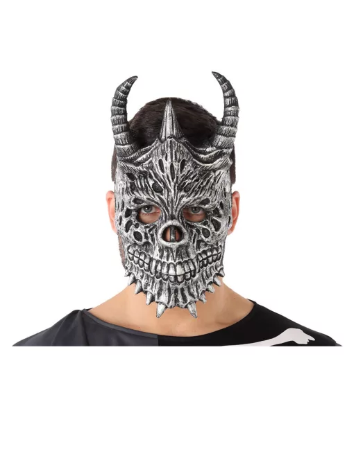 Photo du produit Masque dragon gris adulte