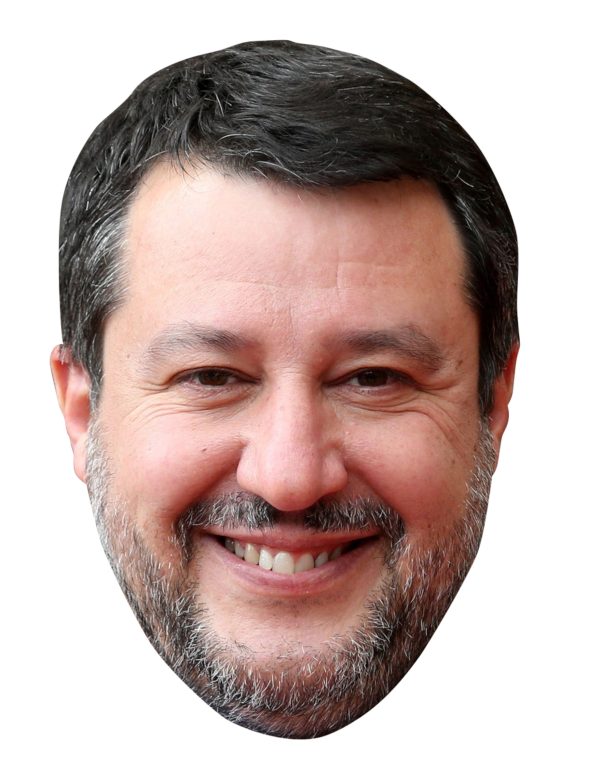 Photo du produit Masque en carton Matteo Salvini adulte