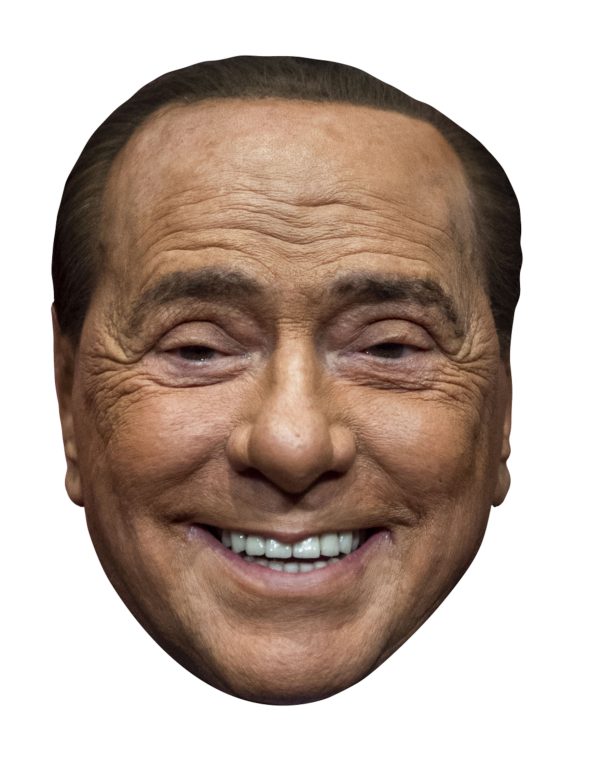 Photo du produit Masque en carton Silvio Berlusconi adulte