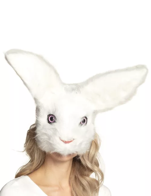 Photo du produit Masque lapin peluche adulte