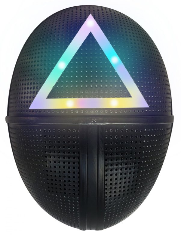 Photo du produit Masque LED gardien de jeu triangle adulte