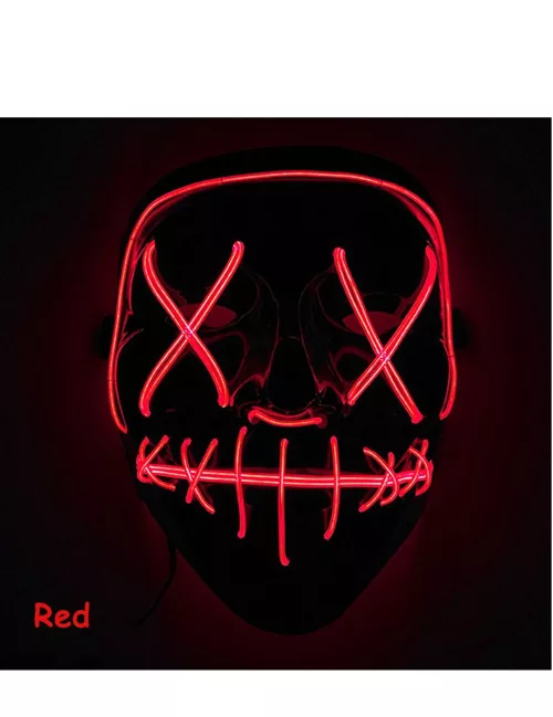 Photo du produit Masque led lumineux rouge adulte
