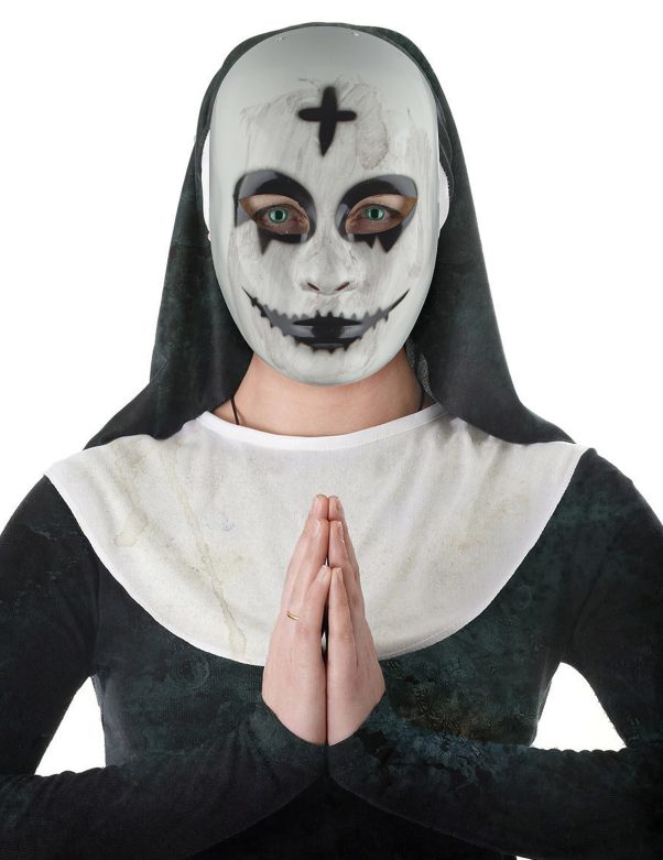 Photo du produit Masque nonne satanique adulte