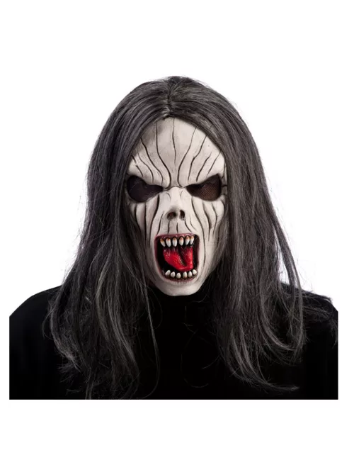Photo du produit Masque vampire en latex avec cheveux adulte
