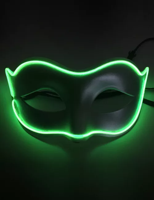 Photo du produit Masque vénitien néon LED adulte