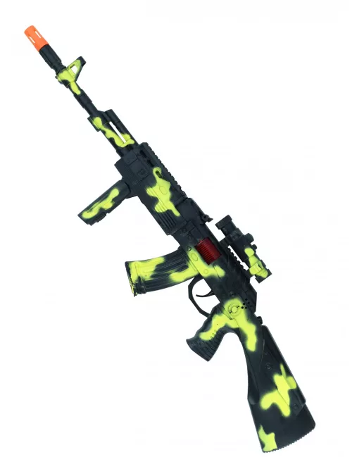 Photo du produit Mitraillette armée en plastique