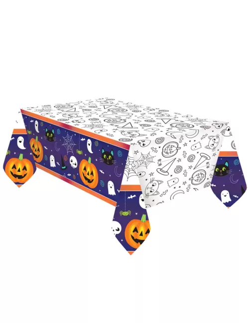 Photo du produit Nappe en papier Halloween Friends 1,2 x 1,8 m