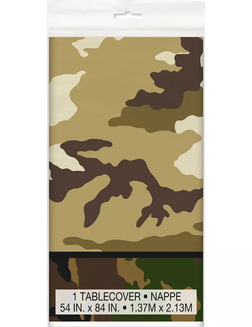 Photo du produit Nappe en plastique militaire 137 x 213 cm