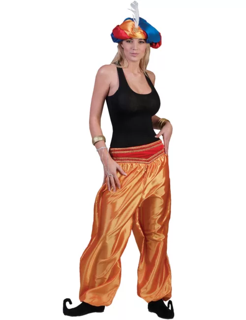 Photo du produit Pantalon doré danseuse femme