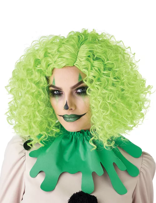 Photo du produit Perruque clown verte adulte