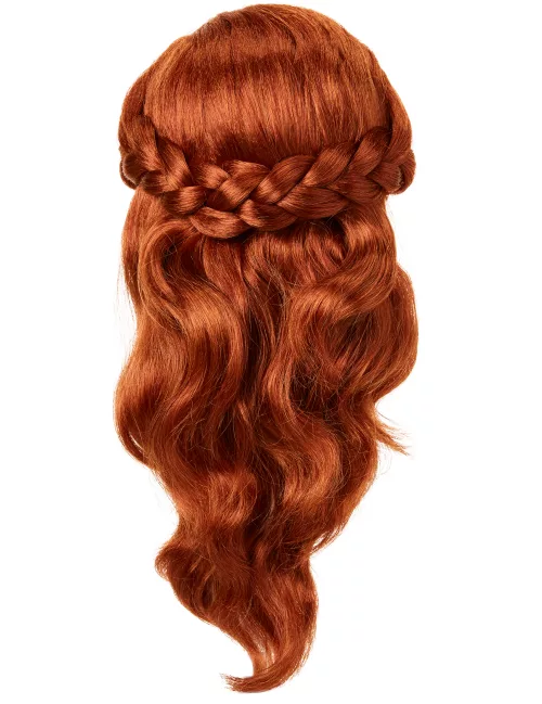Photo du produit Perruque luxe Anna La Reine des neiges 2 fille