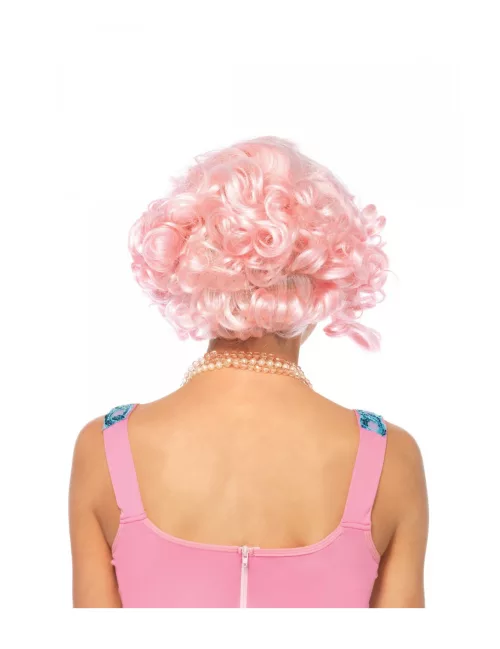 Photo du produit Perruque luxe courte rose femme