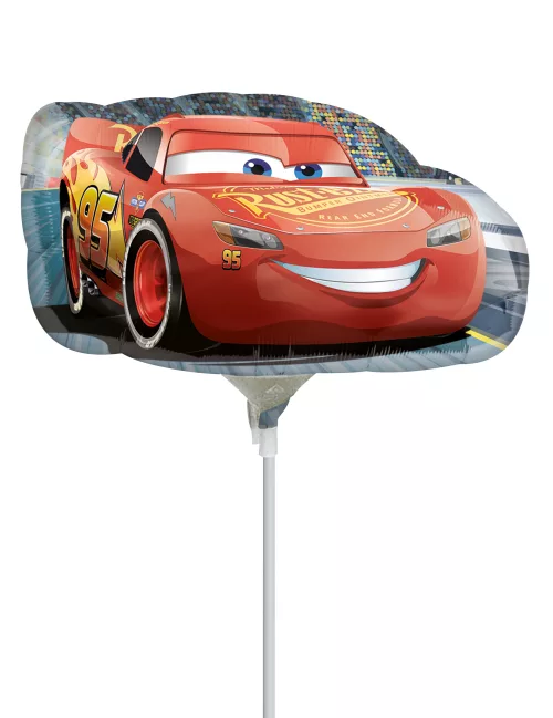 Photo du produit Petit ballon en aluminium voiture Cars 3 33 x 30 cm