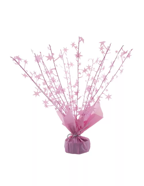 Photo du produit Poids pour ballon hélium étoiles rose 250 gr