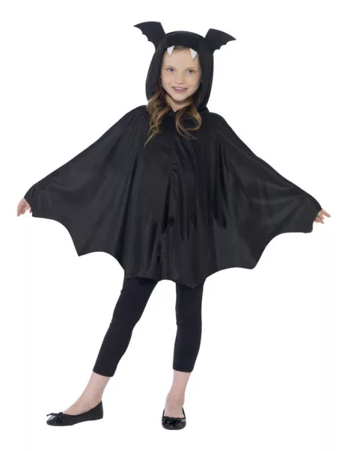 Photo du produit Déguisement poncho chauve-souris noir enfant Halloween