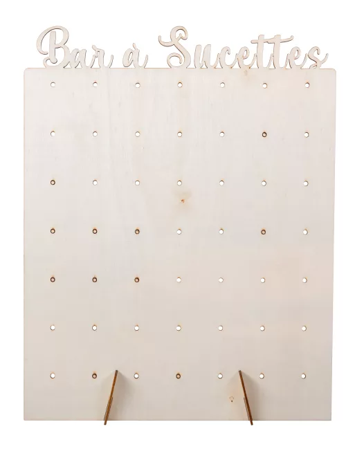 Photo du produit Présentoir à sucettes en bois 40 x 30 cm