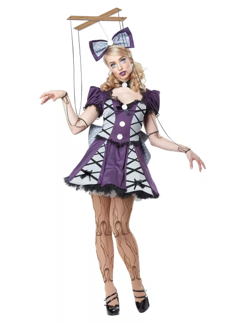 Photo du produit Déguisement de poupée marionnette luxe femme