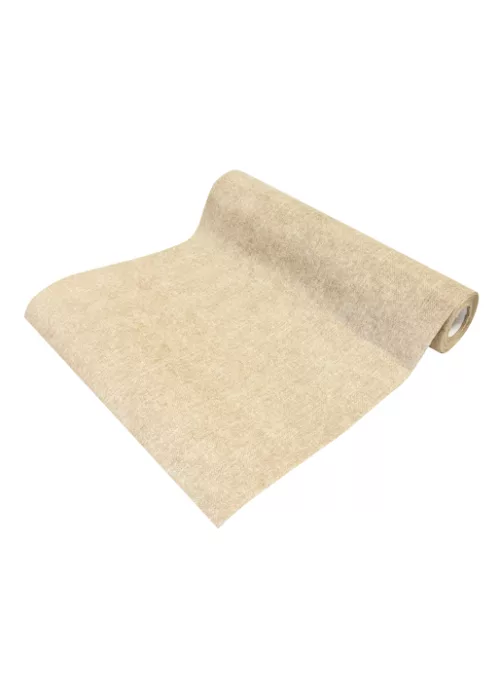 Photo du produit Chemin de table intissé effet coton naturel 28 cm x 5 m