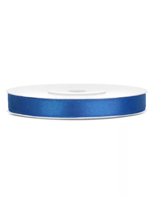 Photo du produit Ruban satin bleu roi 0.6 cm x 25 m