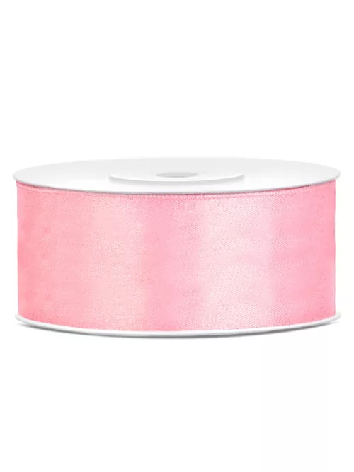Photo du produit Ruban satin rose 2,5 cm x 25 m
