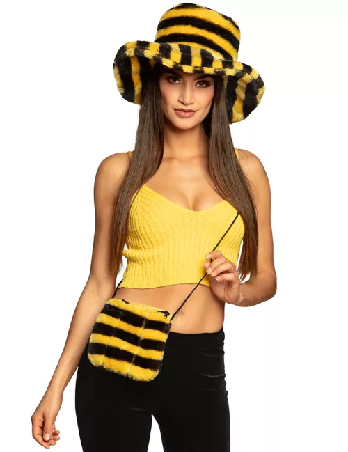 Photo du produit Sac avec zip abeille adulte