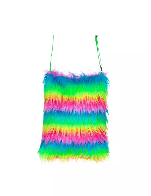 Photo du produit Sac en peluche multicolore