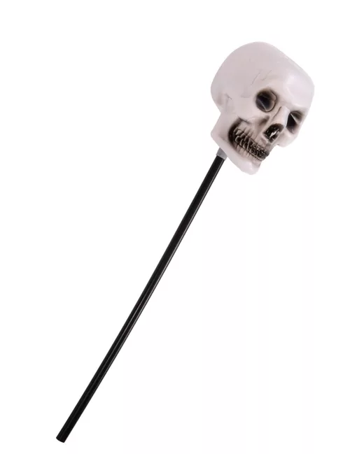 Photo du produit Sceptre crâne squelette 55 cm