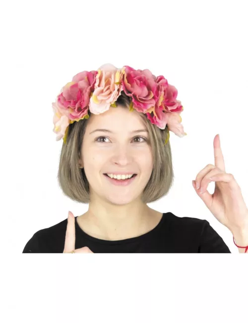 Photo du produit Serre-tête à fleurs vintage adulte