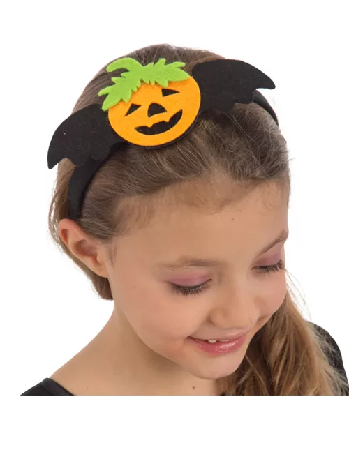 Photo du produit Serre-tête citrouille en feutre enfant