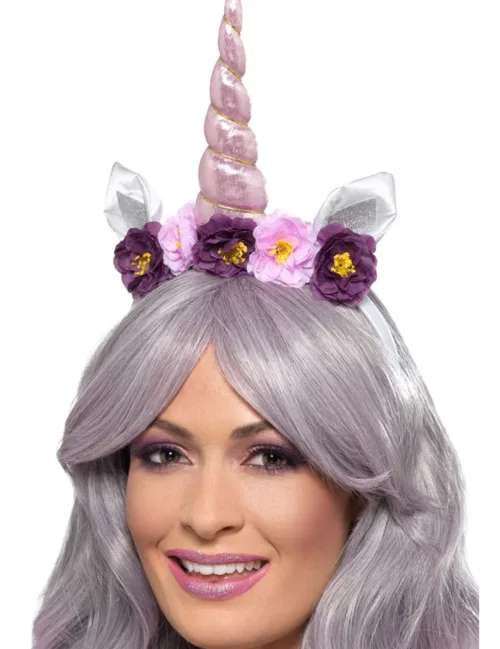 Photo du produit Serre-tête licorne violette adulte