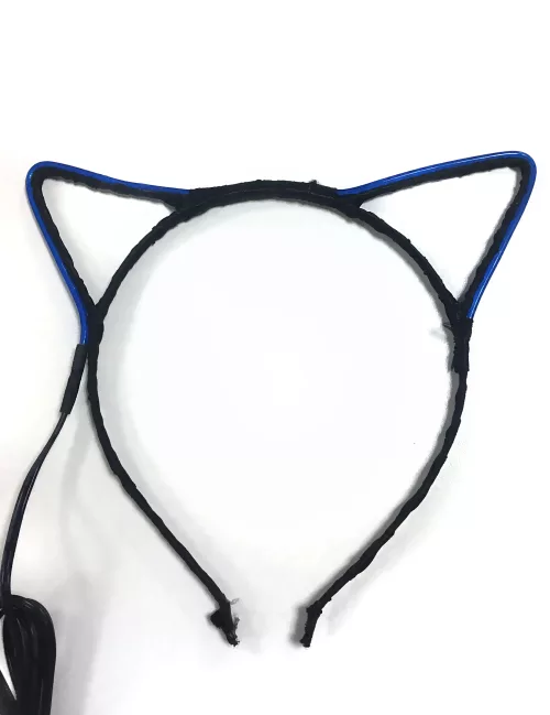 Photo du produit Serre-tête oreille de chat néon adulte