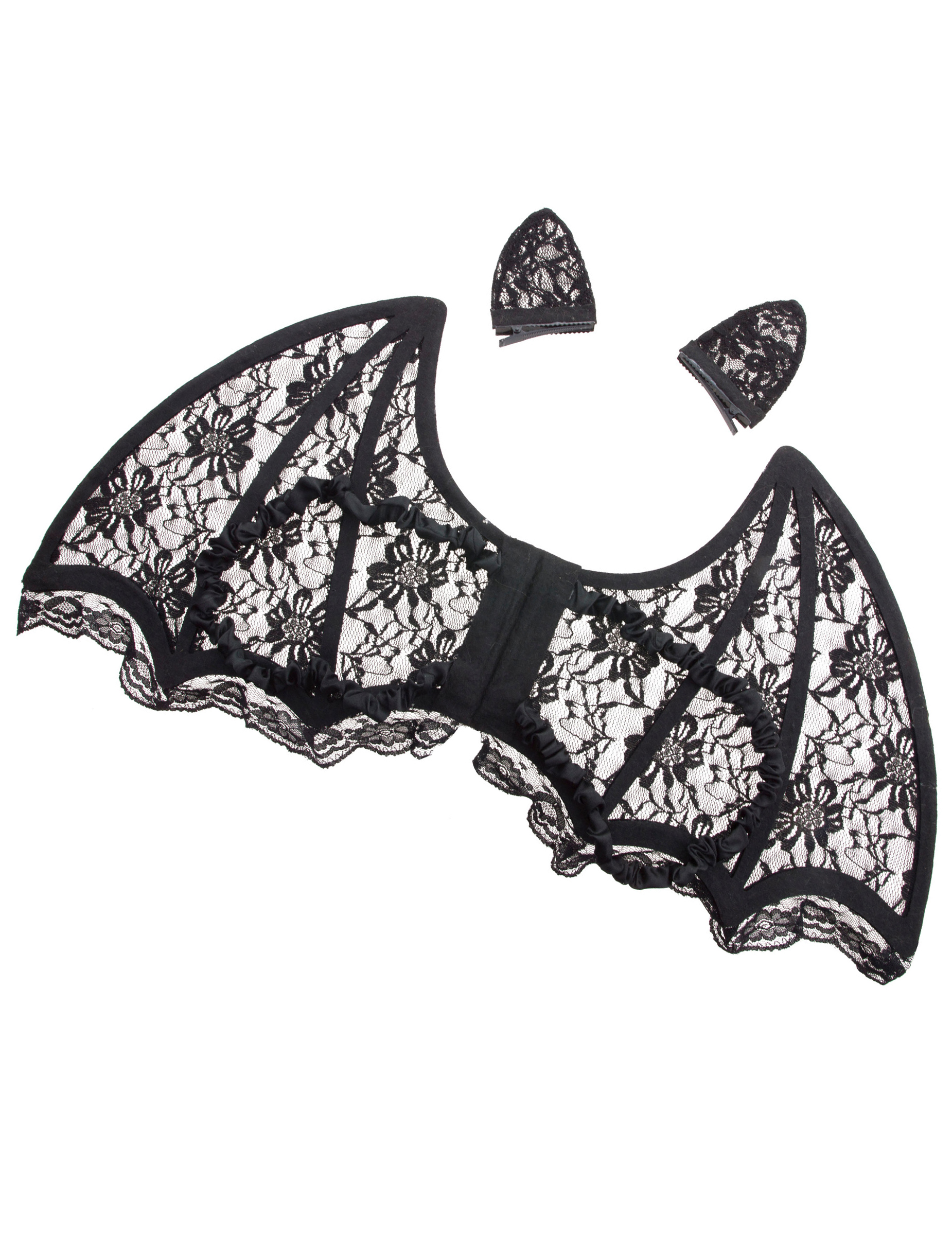 Serre-tête Halloween Oreilles Chauve-souris Noir - Pour Femme, Fille, Cosplay, Fête - Brillant Et Réglable