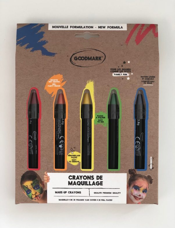 Photo du produit 5 crayons de maquillage arc-en-ciel 2,8 g