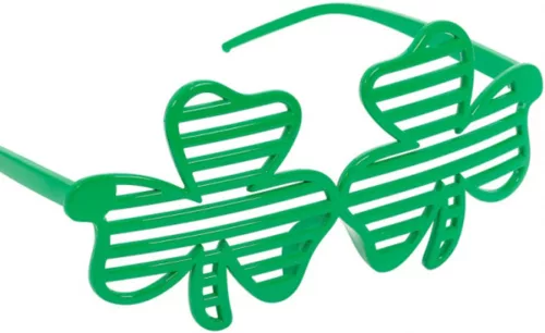 Photo du produit Lunettes humoristiques trèfles verts Saint-Patrick