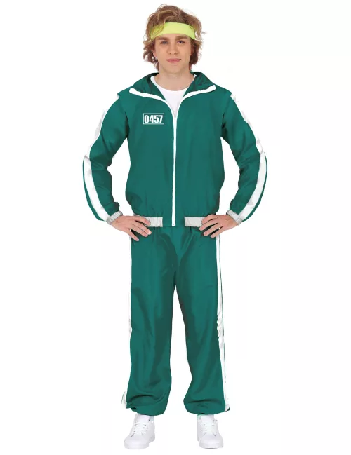 Photo du produit Survêtement vert de participant numéro 457 homme