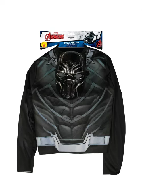 Photo du produit Top avec masque Black Panther garçon