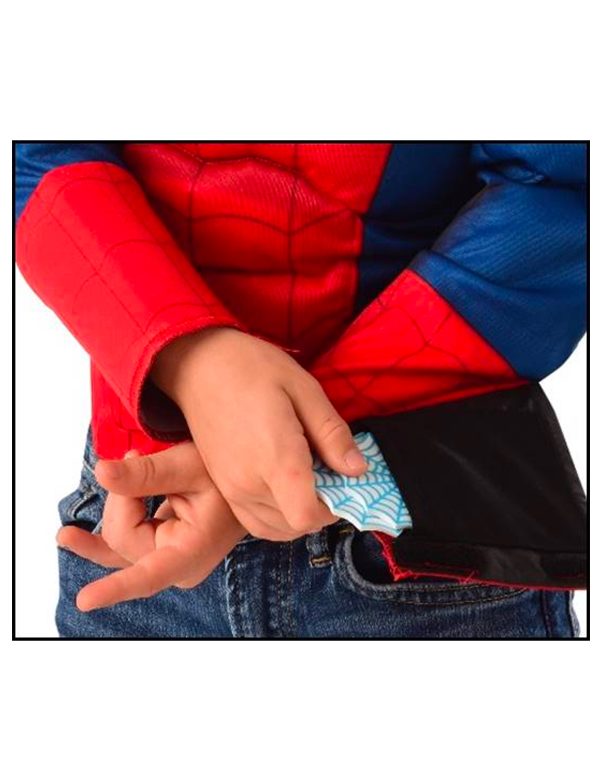 Photo du produit Top et cagoule luxe Spiderman enfant