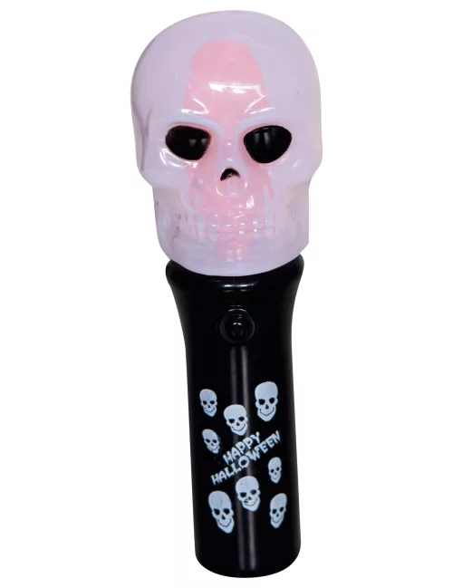 Photo du produit Torche spinner lumineuse tête de mort