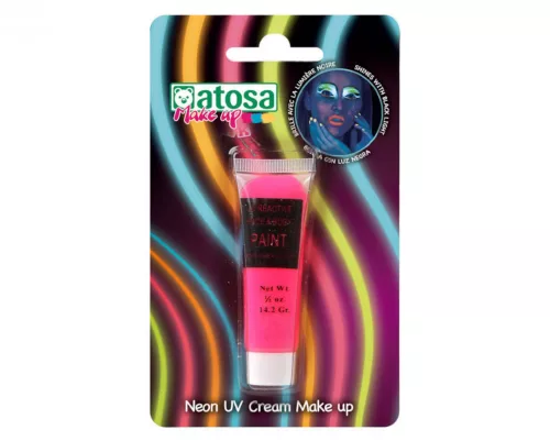 Photo du produit Tube de maquillage néon rose UV