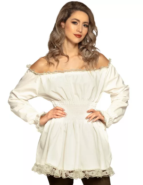 Photo du produit Tunique renaissance blanche femme