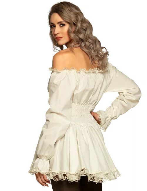 Photo du produit Tunique renaissance blanche femme