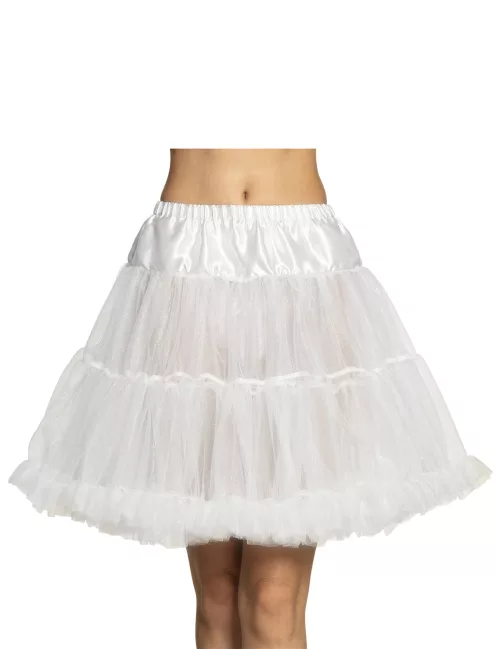 Photo du produit Jupon mi-long blanc femme