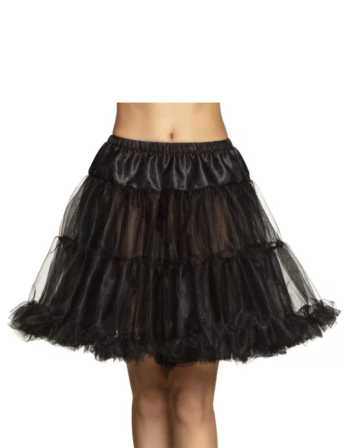 Photo du produit Jupon mi-long noir femme