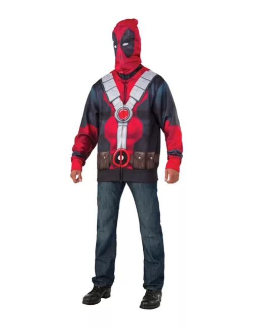 Photo du produit Veste avec cagoule Deadpool adulte